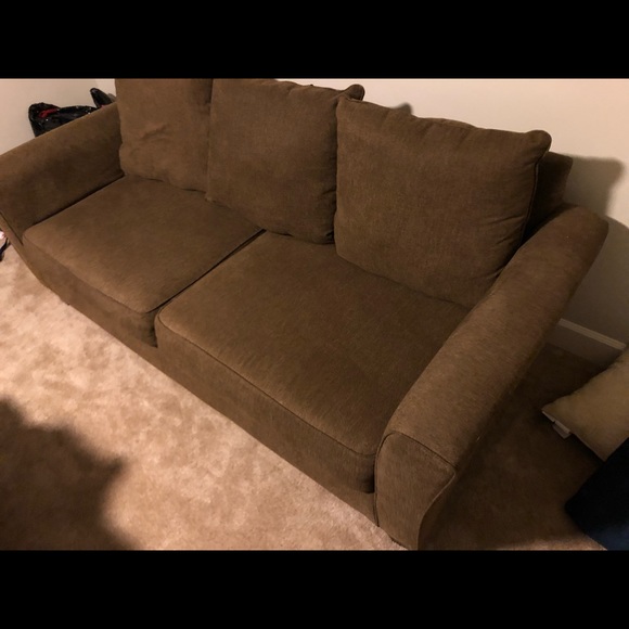 Couch and love seat combo! “Brown” - Picture 8 of 8